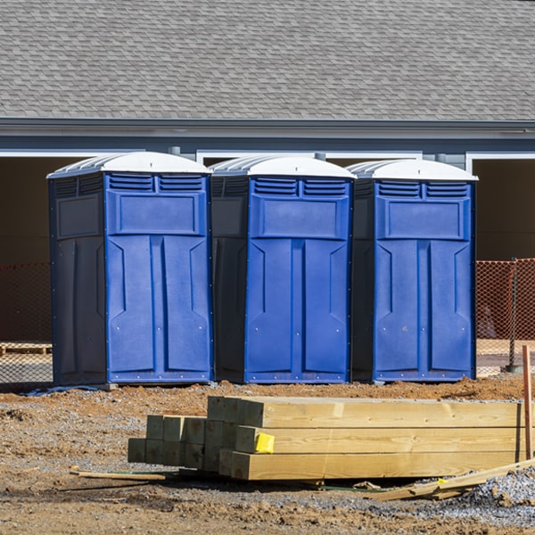 what is the cost difference between standard and deluxe porta potty rentals in Gray KY